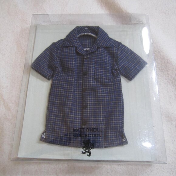 Tonner Matt O'Neill Summer Days Blue Plaid Shirt, for 17" Male Fashion Doll "NEW - Picture 6 of 9